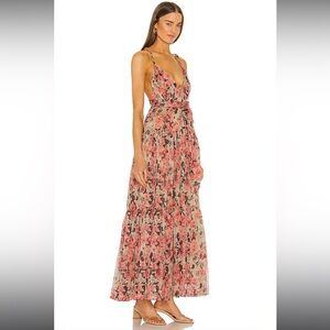 ASTR The Label Eartha Dress in Taupe Pink Size M